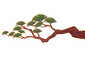 树叶树枝树干元素素材