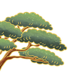 树叶树枝树干元素素材