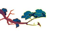 树叶树枝树干元素素材