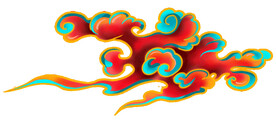 中国风祥云云纹节日元素