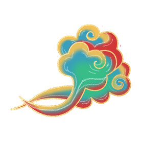 中国风祥云纹理节日元素