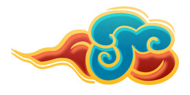 中国风祥云纹理节日元素