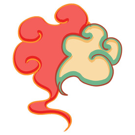 中国风祥云纹理节日元素