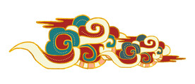 中国风祥云纹理节日元素