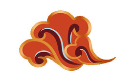 中国风祥云纹理节日元素