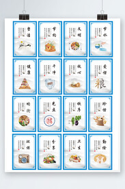 饮食文化宣传海报