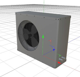 C4D模型 空调外机