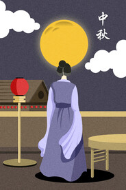 中秋节日海报展板