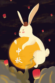 中秋节日海报展板