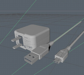 C4D模型 充电器