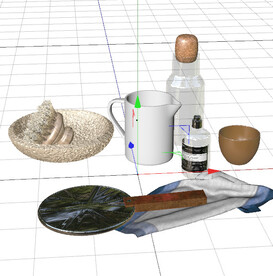 C4D模型 瓶子