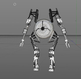 C4D模型 机器人