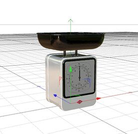 C4D模型 电子秤