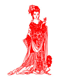 剪纸金陵十二钗贾元春