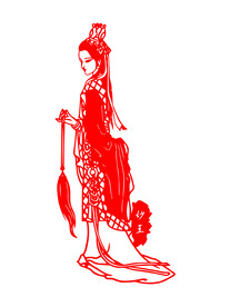 剪纸金陵十二钗妙玉