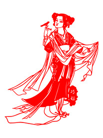 剪纸金陵十二钗巧姐