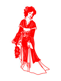 剪纸金陵十二钗秦可卿