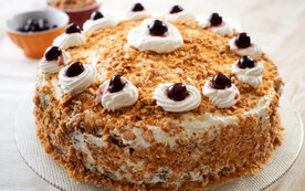 花生仁奶油蛋糕