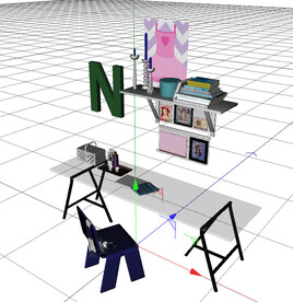 C4D模型 桌子