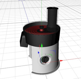 C4D模型 榨汁机