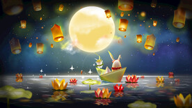 国潮风中秋节插画