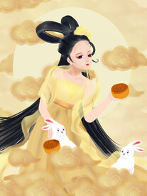 中秋节国潮风海报