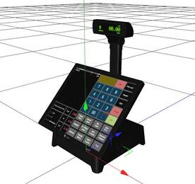 C4D模型 收银机