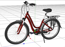 C4D模型 自行车