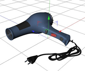 C4D模型 吹风机