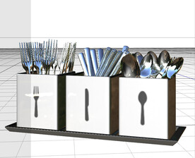C4D模型 餐具
