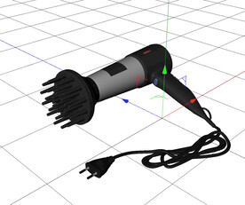 C4D模型 吹风机