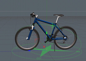 C4D模型 自行车