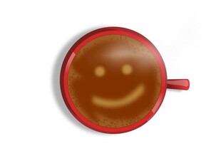 卡布奇诺热咖啡