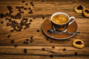 现磨浓香黑咖啡