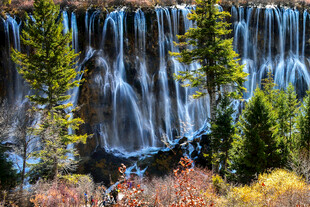 九寨沟瀑布
