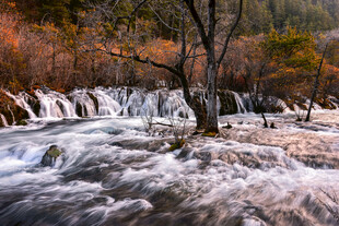 九寨沟瀑布