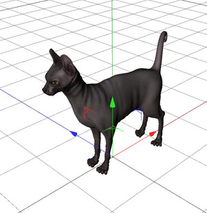 C4D模型 猫