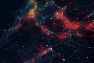 闪光光斑数据网光纤背景图