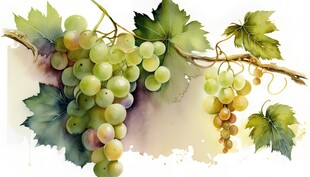 紫色葡萄叶子藤蔓植物写真素材