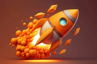 C4D航空火箭发射3d效果图