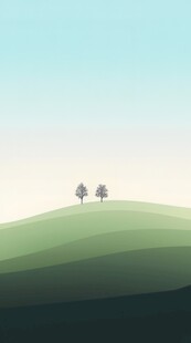户外景色草地蓝天白云背景图