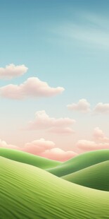 户外景色草地蓝天白云背景图