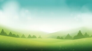 户外景色草地蓝天白云背景图