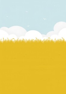 户外景色草地蓝天白云背景图