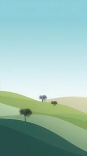 户外景色草地蓝天白云背景图