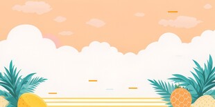 户外景色草地蓝天白云背景图