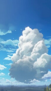 户外景色蓝天白云背景图