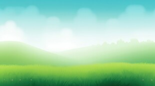 户外景色草地蓝天白云背景图