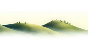 户外景色草地蓝天白云背景图