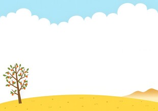 户外景色草地蓝天白云背景图